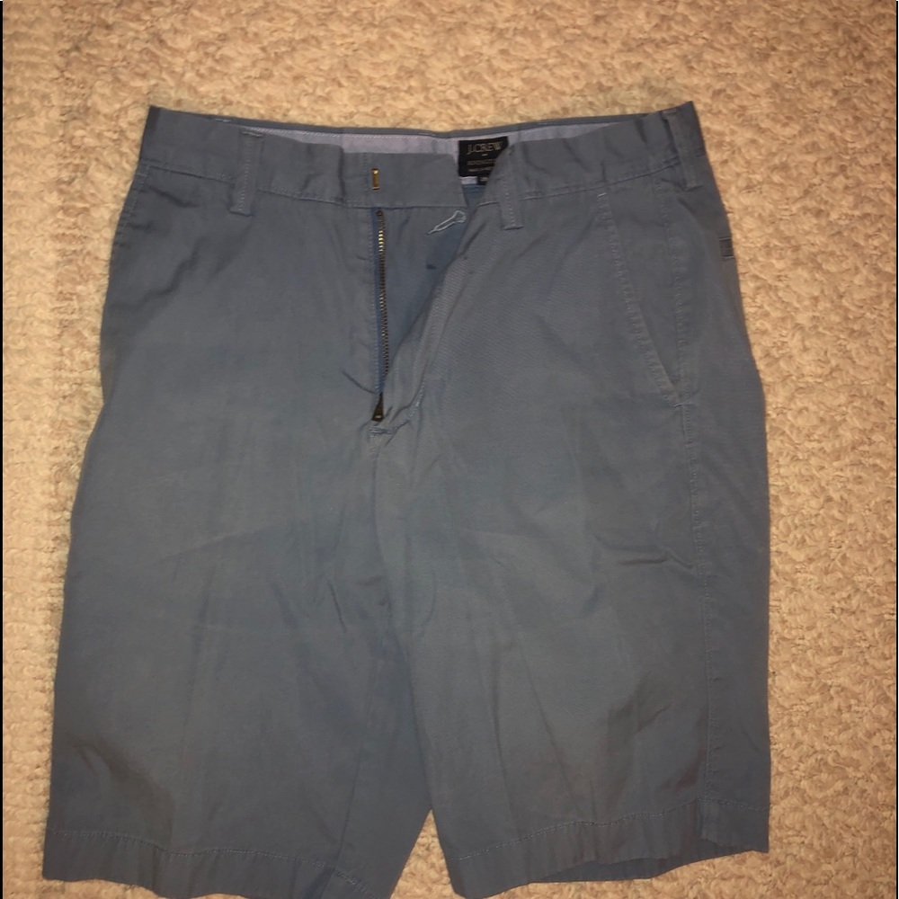 J. Crew Blue Khaki Shorts
